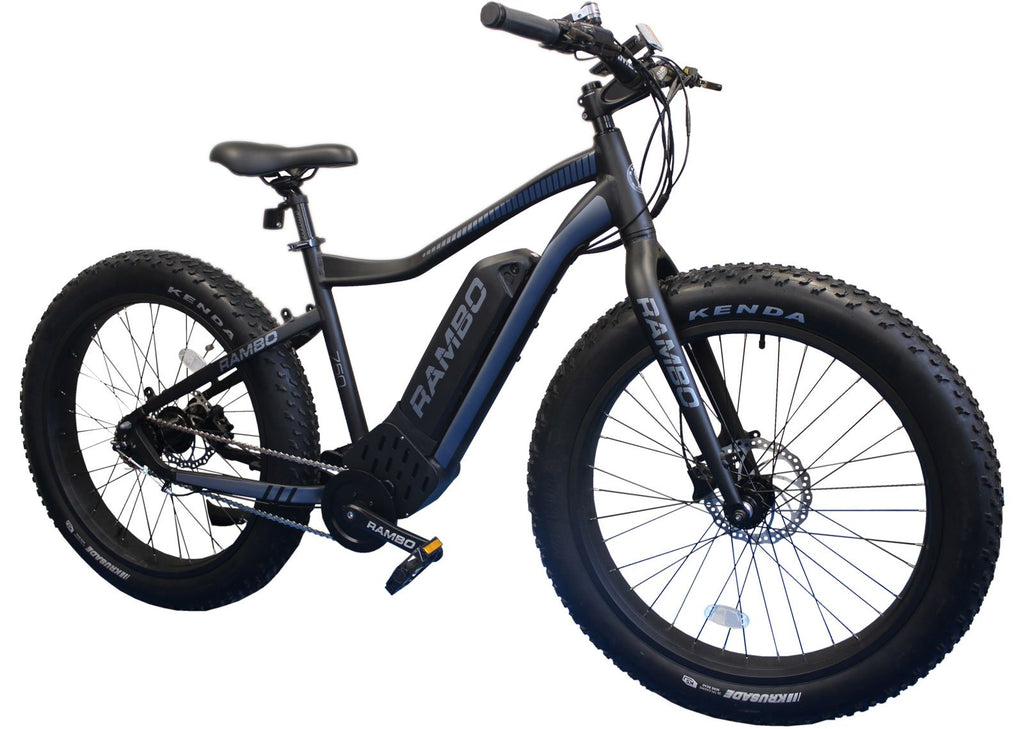 Rambo 750 26" Black & Grey Electric Bike