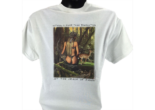 Badass Outdoor Gear Bowhunting at the Crack of Dawn T-Shirt