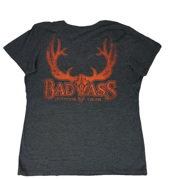 Badass Outdoor Gear Ladies distressed logo