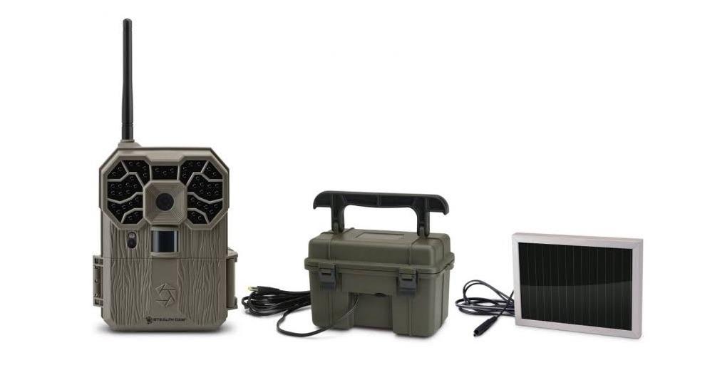 Stealth Cam GXW Wireless Combo w/ Solar Panel and 12v Battery