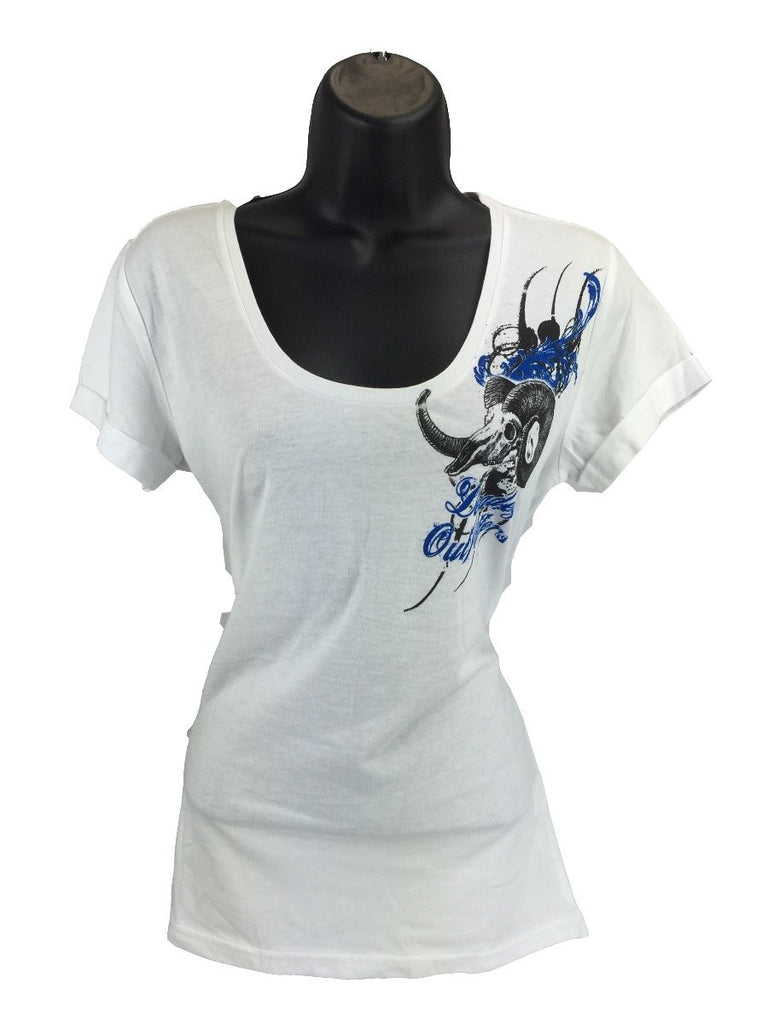 Deadeye Outfitters Ladies Ram Skull Tee
