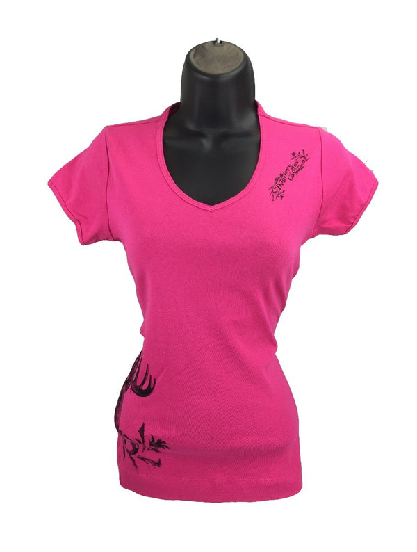 Deadeye Outfitters Ladies Whitetail Skull Tee