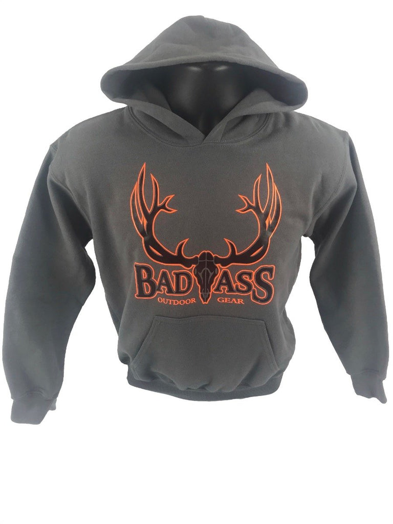Badass Outdoor Gear Youth Gray Performance Hoodie