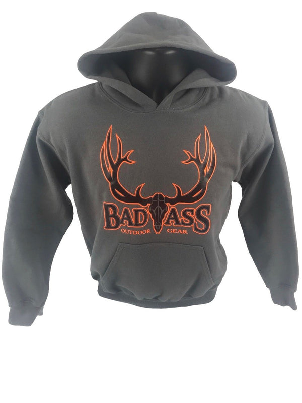 Badass Outdoor Gear Youth Gray Performance Hoodie