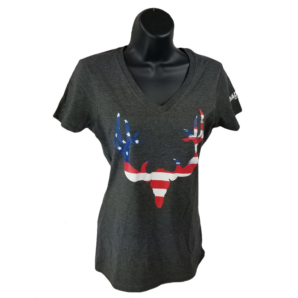 Badass Outdoors Gear Ladies American T-shirt