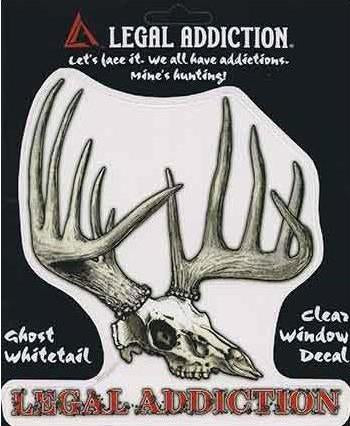 Legal Addiction Whitetail Window Decal