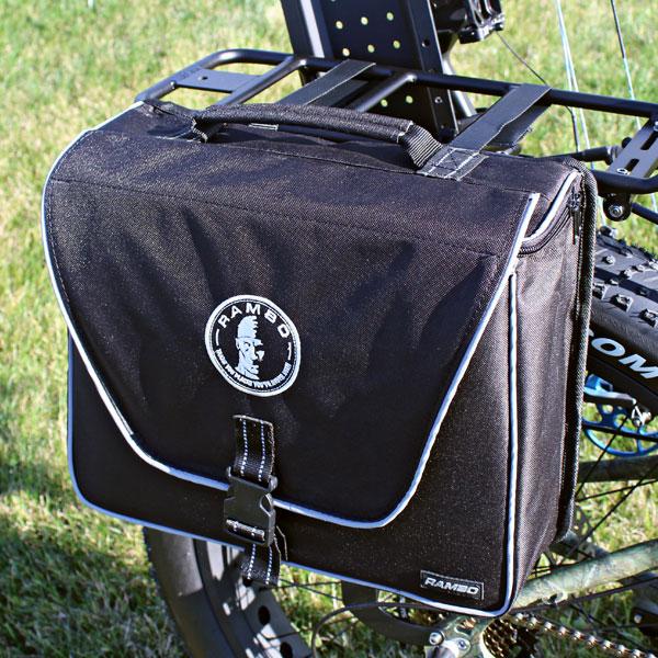 Rambo Black Saddle Bag